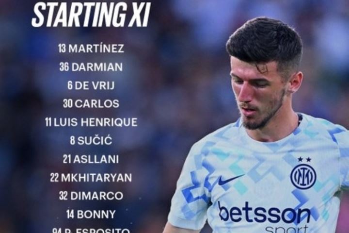 国米vs蒙扎首发：劳塔罗、图拉姆替补，恩里克、F-埃斯波托尼出战