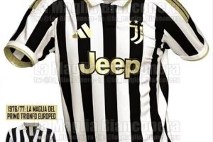 尤文2026-27赛季球衣谍照：主场复古金边翻领，客场夺目粉色