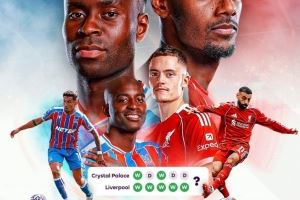 英超官方晒利物浦VS水晶宫海报：唯二两支不败球队谁能延续？