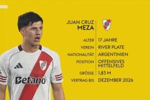 德天空：多特有意17岁的克鲁塞罗后卫普拉斯特、河床攻击手梅萨